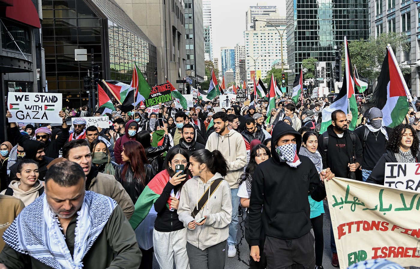 Palestinians gather for rallies in Canada, Trudeau speaks at Jewish